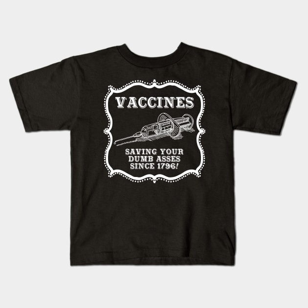 Vaccines Kids T-Shirt by PK Halford
